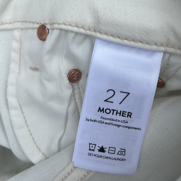 MOTHER High Waisted Looker Ankle Silver Linings size 27 - Picture 10 of 15